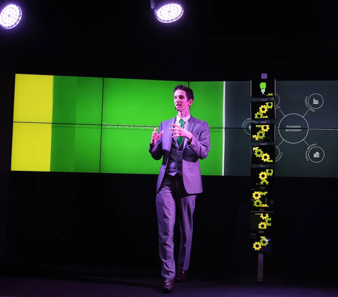 ENTERTAINING EMCEE AND EVENT HOST FOR TECH CONFERENCE KEELAN LEYSER